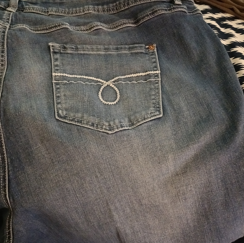 SOLD.   2 pair of Womens jeans in excellent condition.  Selling both for $15.